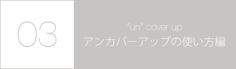 03.アンカバーアップの使い方編